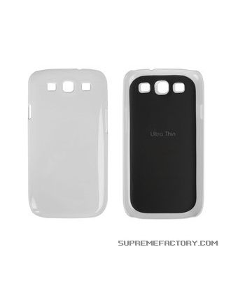 Coque de protection silicone pour Samsung Galaxy S3 (blanc)