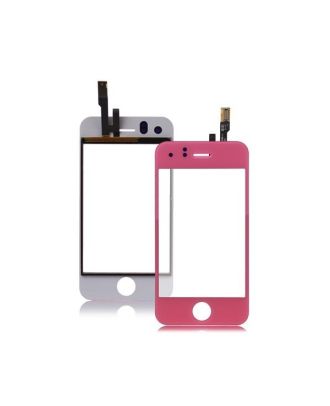 Vitre tactile Iphone 3GS (rose)